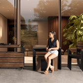 Dark Walnut - Black Frame::Gallery