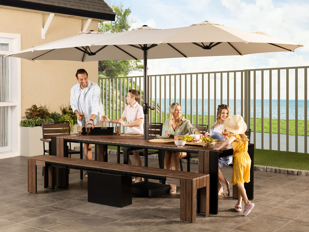 Shop Adjustable Outdoor Patio Umbrella