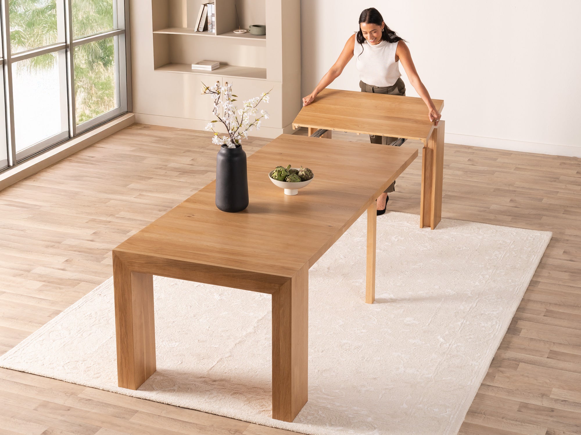 Shop Solid Wood Extendable Dining Room Table | TT UK